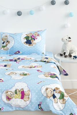 КПБ Сатин Bеселые мишки