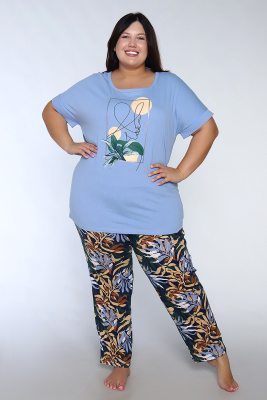 Костюм 55068 голубой